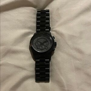 Michael Kors Black Stainless Steel Watch